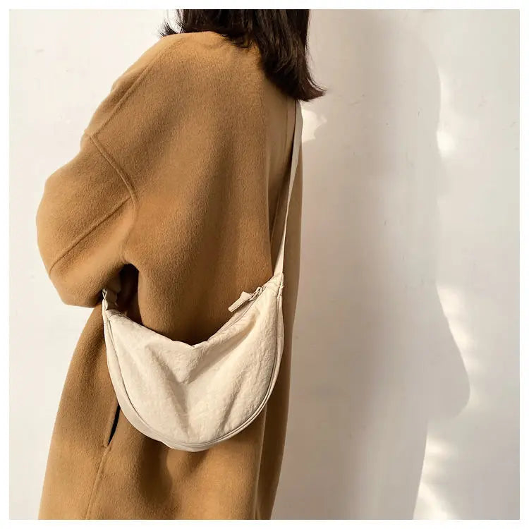 Zyrana Small Nylon Messenger Bag