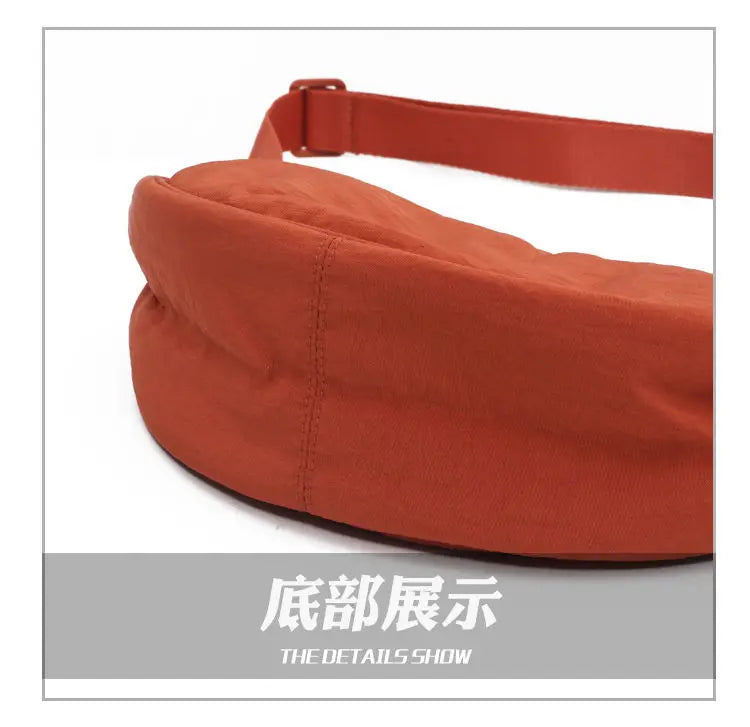 Zyrana Small Nylon Messenger Bag