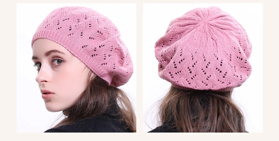 Zyrana Knit Beret Hat