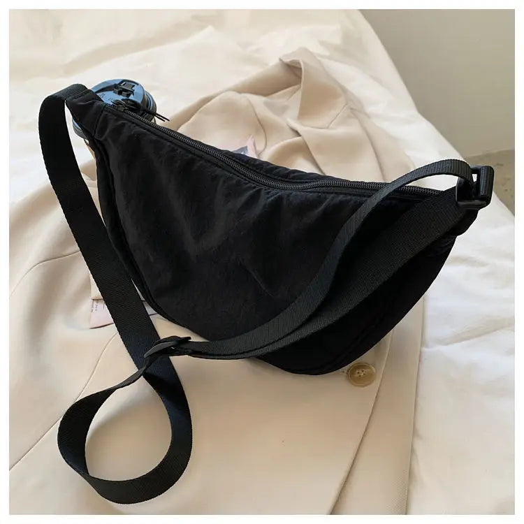Zyrana Small Nylon Messenger Bag
