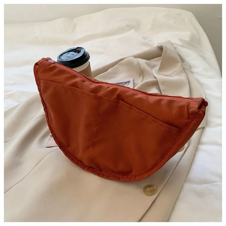 Zyrana Small Nylon Messenger Bag