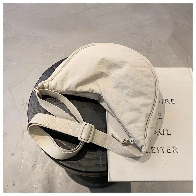 Zyrana Small Nylon Messenger Bag
