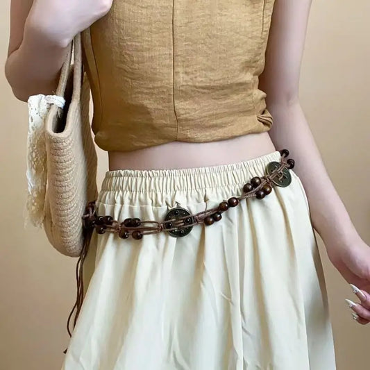 Zyrana Braided Boho Waist Belt