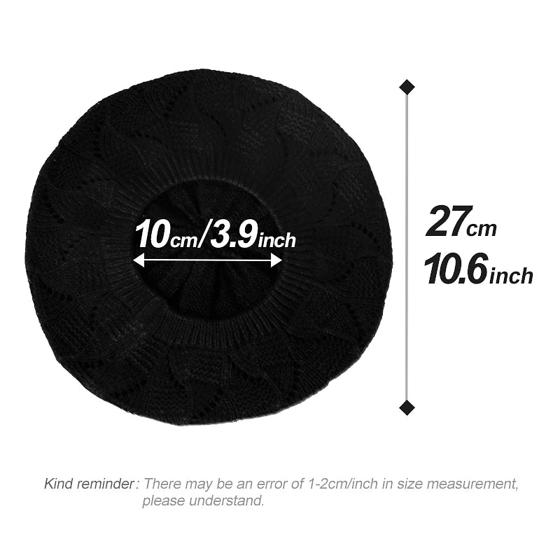 Zyrana Knit Beret Hat
