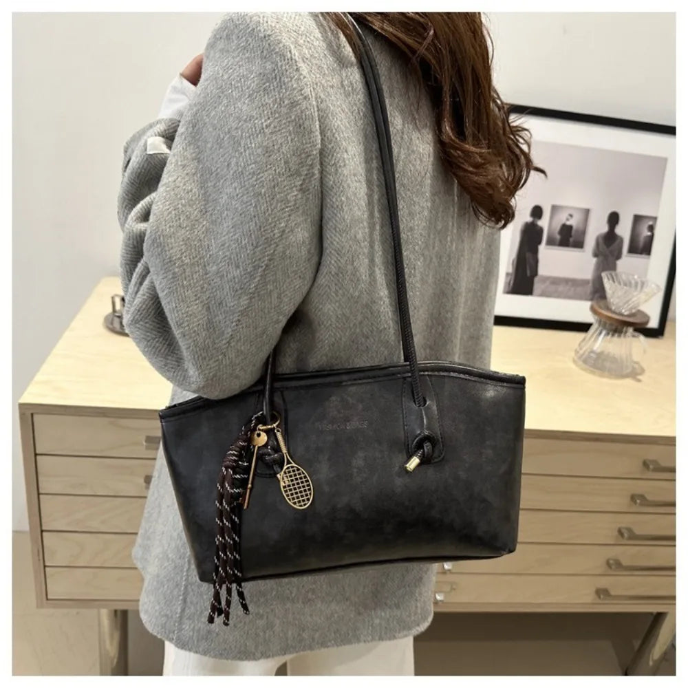 Zyrana Élodie PU Leather Tote Bag