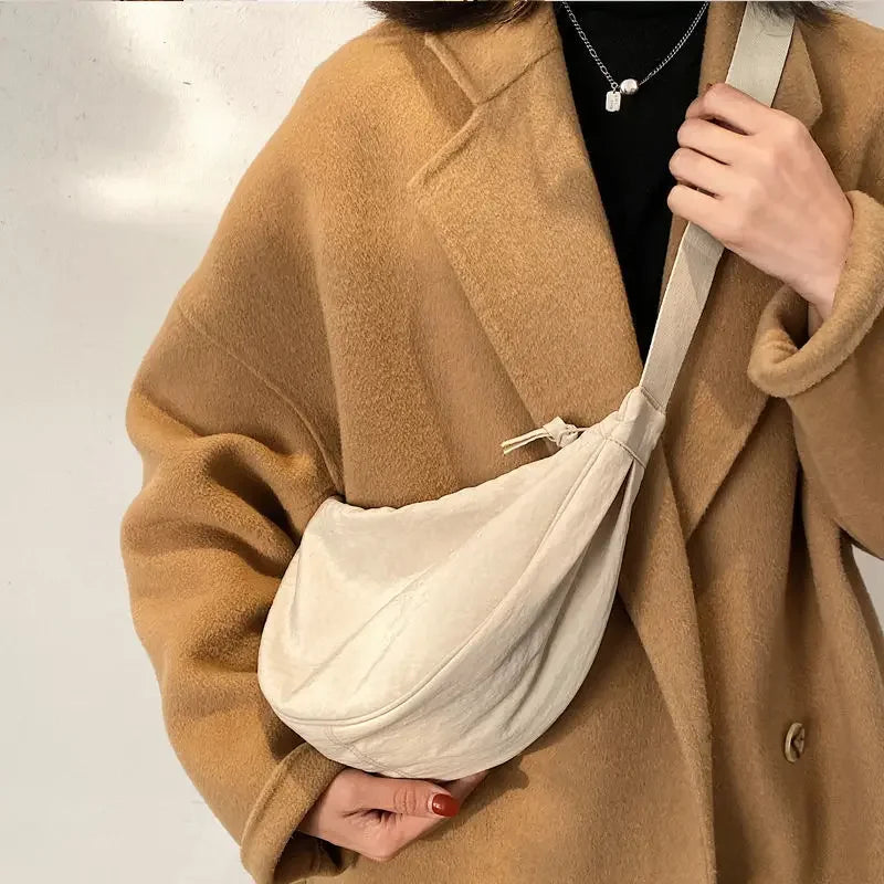 Zyrana Small Nylon Messenger Bag