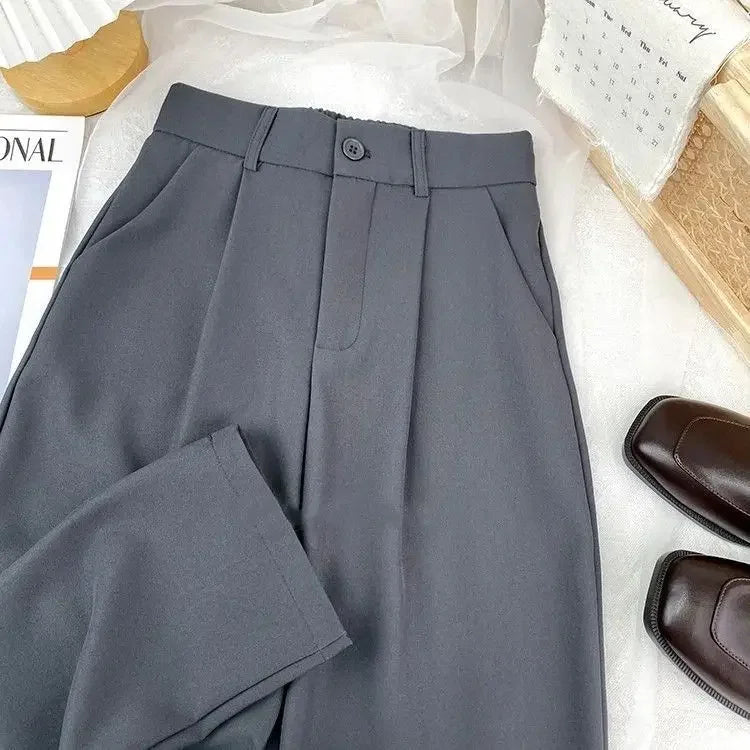 Zyrana Black Harem Office Pants