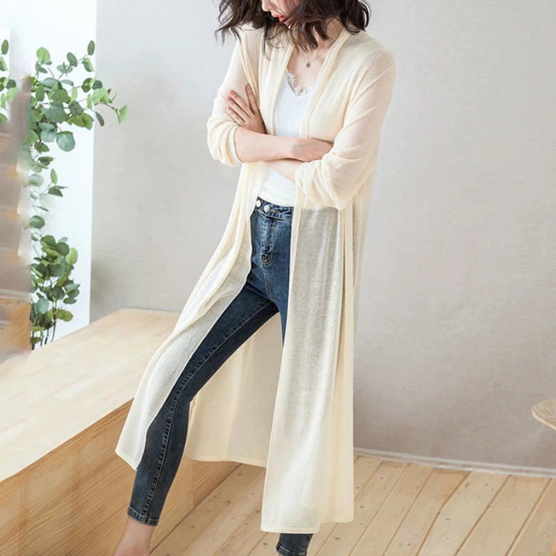 Zyrana Lightweight Summer Knit Cardigan