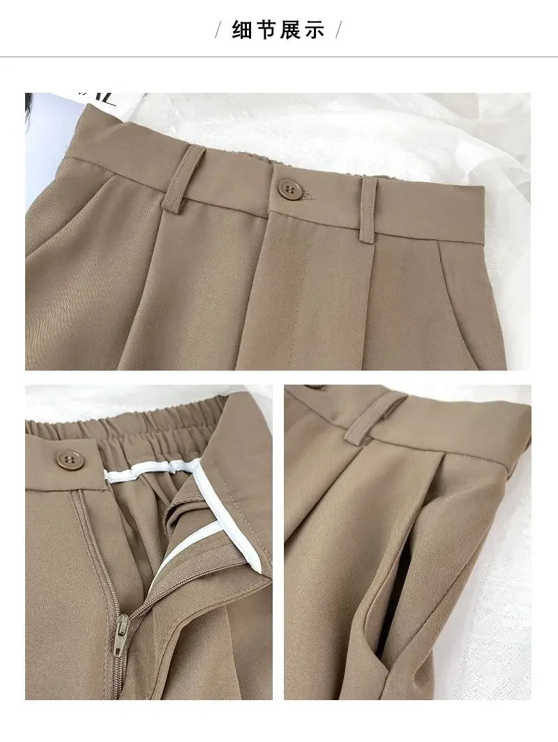 Zyrana Aria High-Waist Tailored Pants
