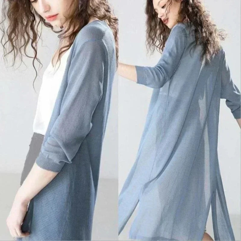 Zyrana Lightweight Summer Knit Cardigan