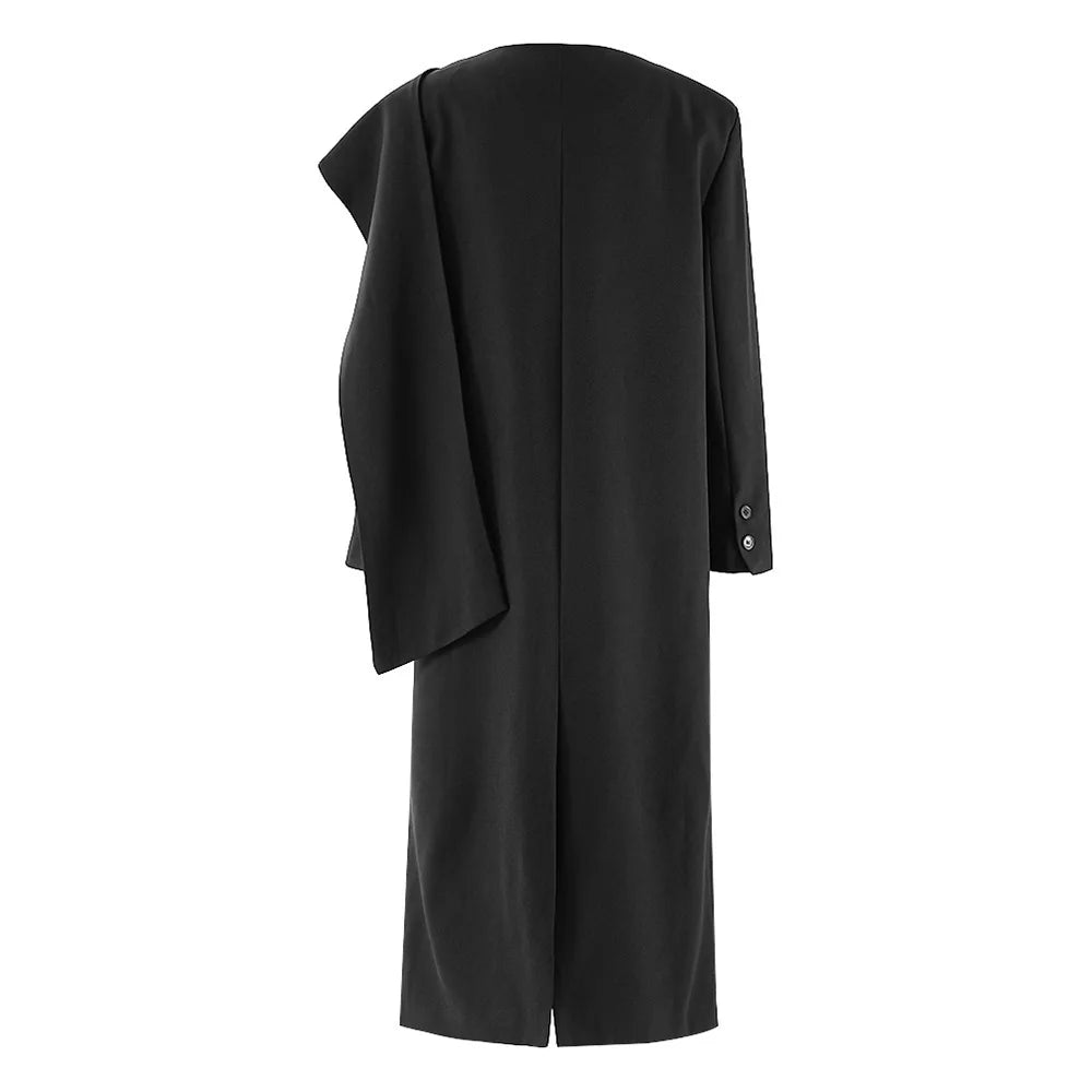 Zyrana Scarf Collar Trench Coat