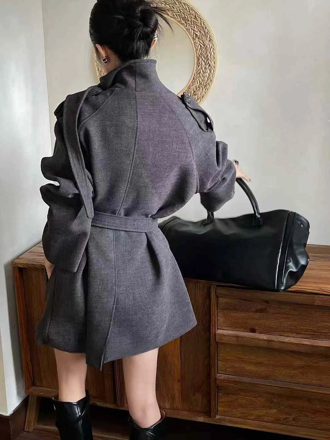 Zyrana Belted Trench Coat
