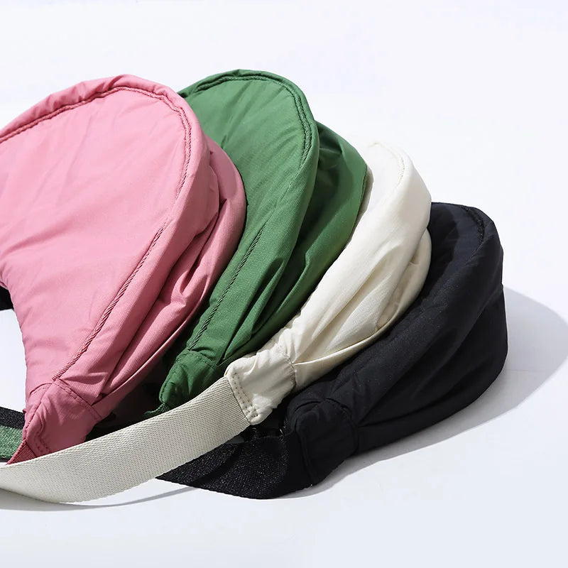 Zyrana Small Nylon Messenger Bag