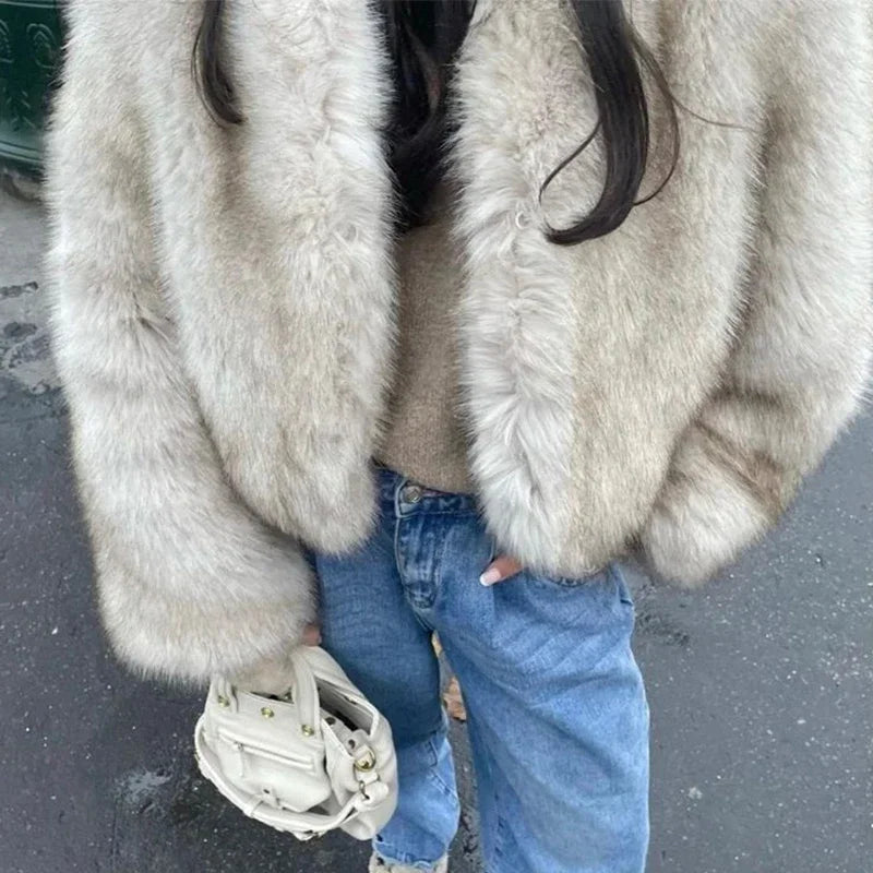 Zyrana Furry Long Coat