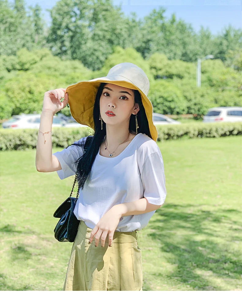 Zyrana Wide Brim Sun Hat