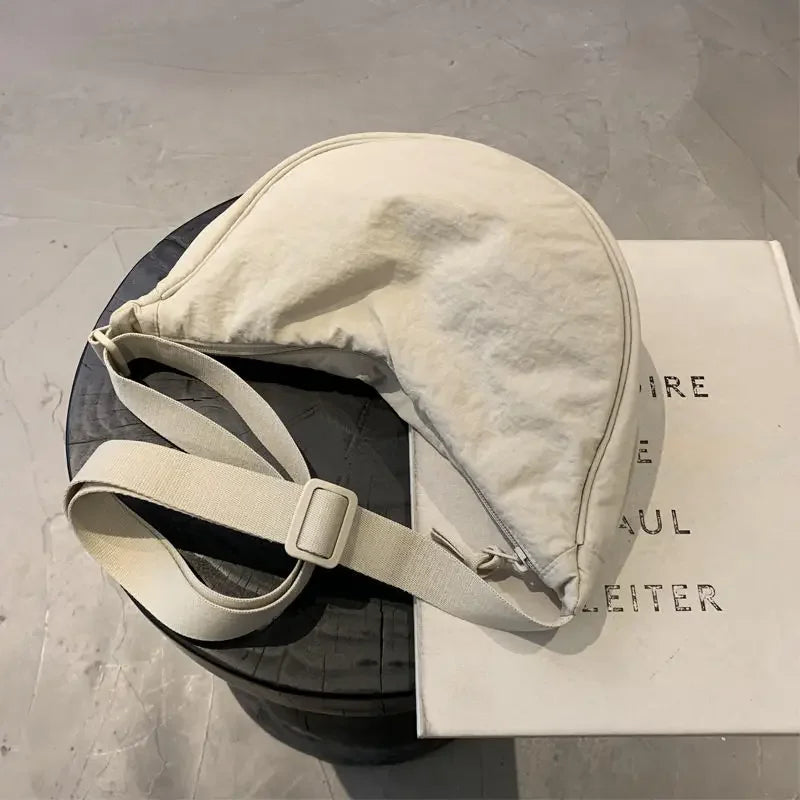 Zyrana Small Nylon Messenger Bag