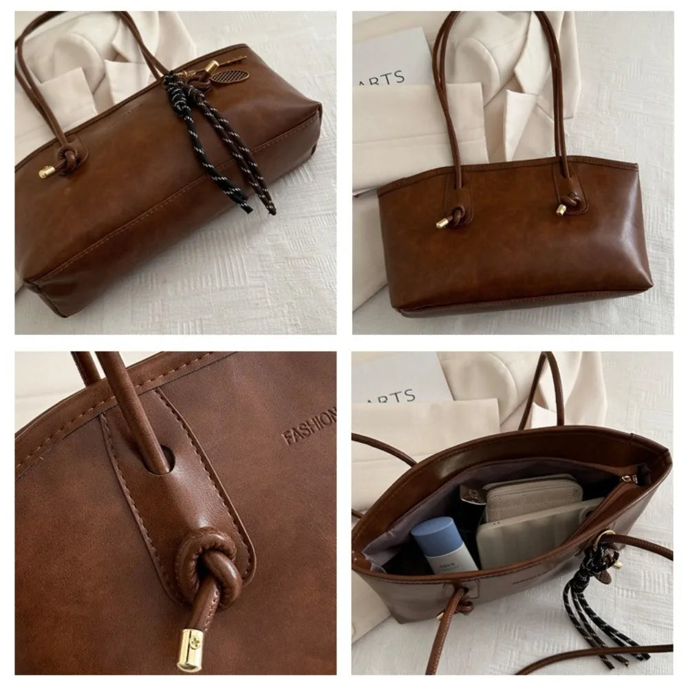 Zyrana Élodie PU Leather Tote Bag