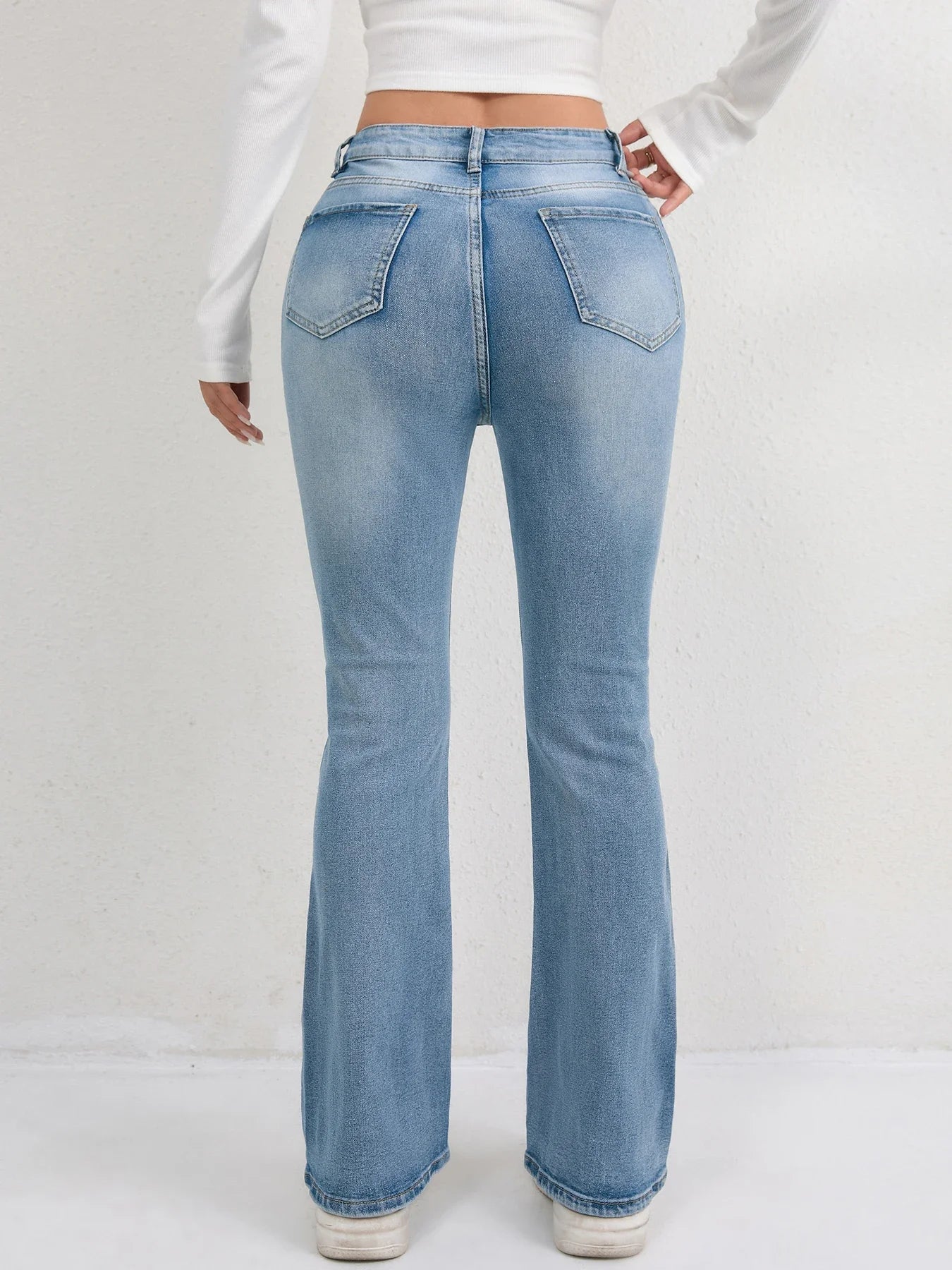 Zyrana High-Waist Micro Flare Jeans