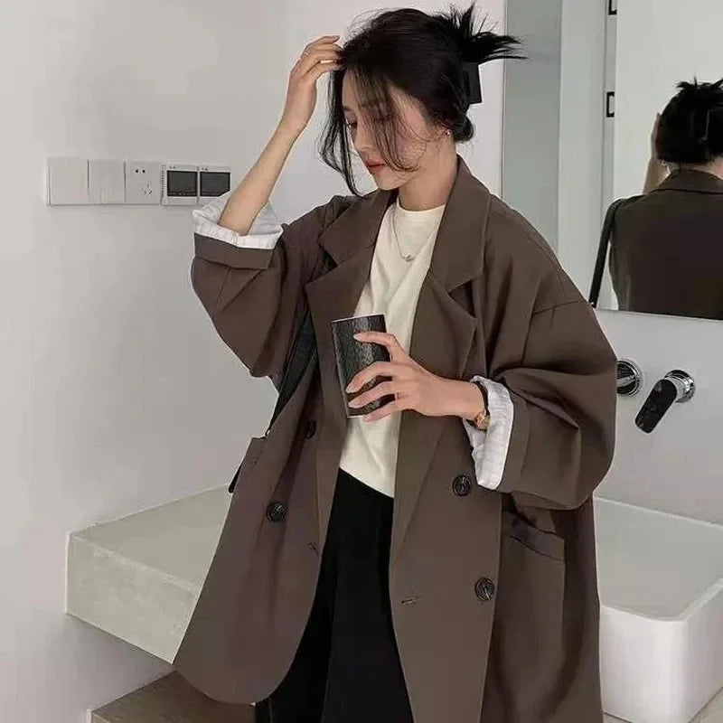 Zyrana Oversized Vintage Blazer
