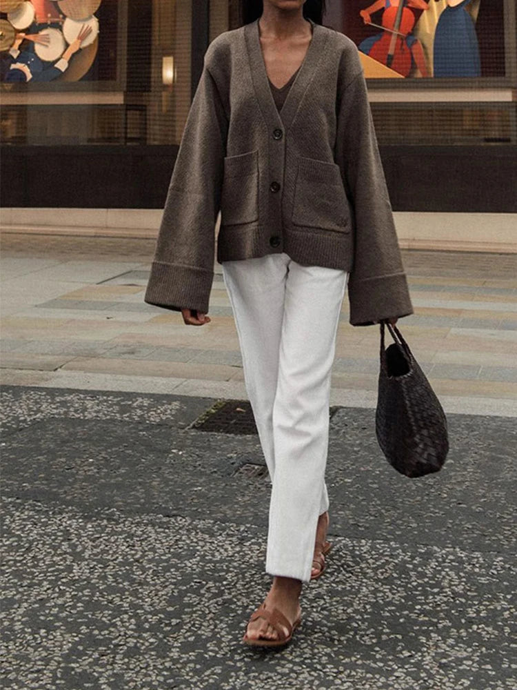 Zyrana Elegant Knit Cardigan