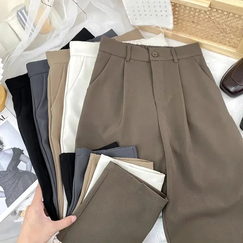Zyrana Aria High-Waist Tailored Pants