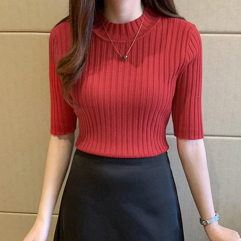 Zyrana Summer Knit Blouse