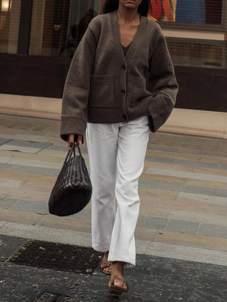 Zyrana Elegant Knit Cardigan