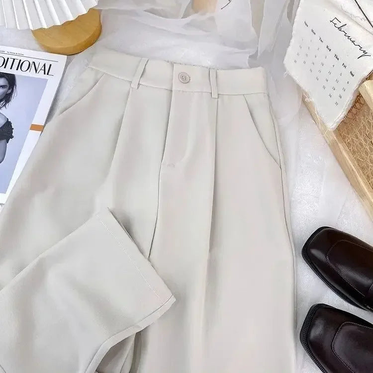 Zyrana Aria High-Waist Tailored Pants