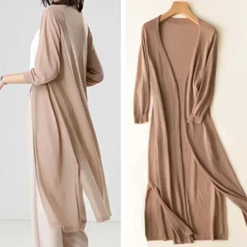 Zyrana Lightweight Summer Knit Cardigan