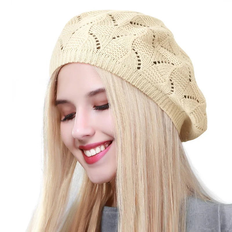 Zyrana Knit Beret Hat