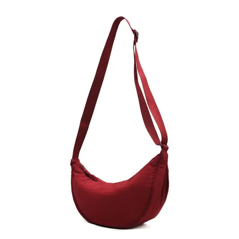 Zyrana Small Nylon Messenger Bag