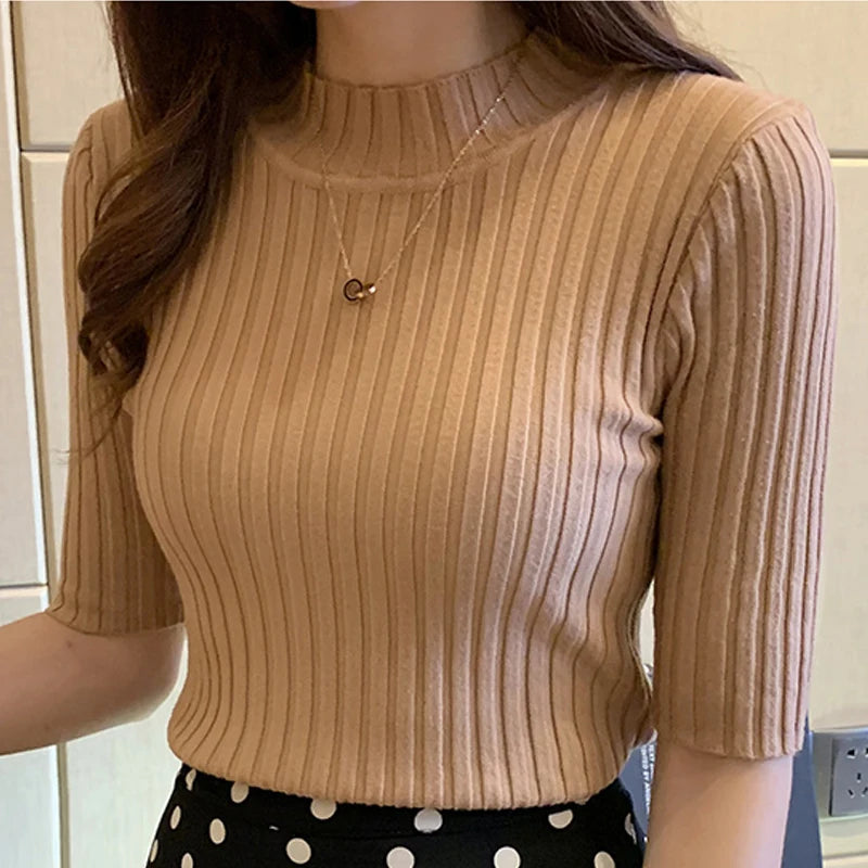 Zyrana Summer Knit Blouse