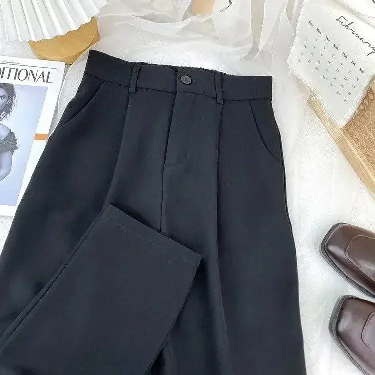 Zyrana Aria High-Waist Tailored Pants
