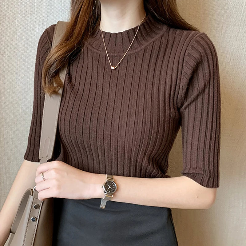 Zyrana Summer Knit Blouse