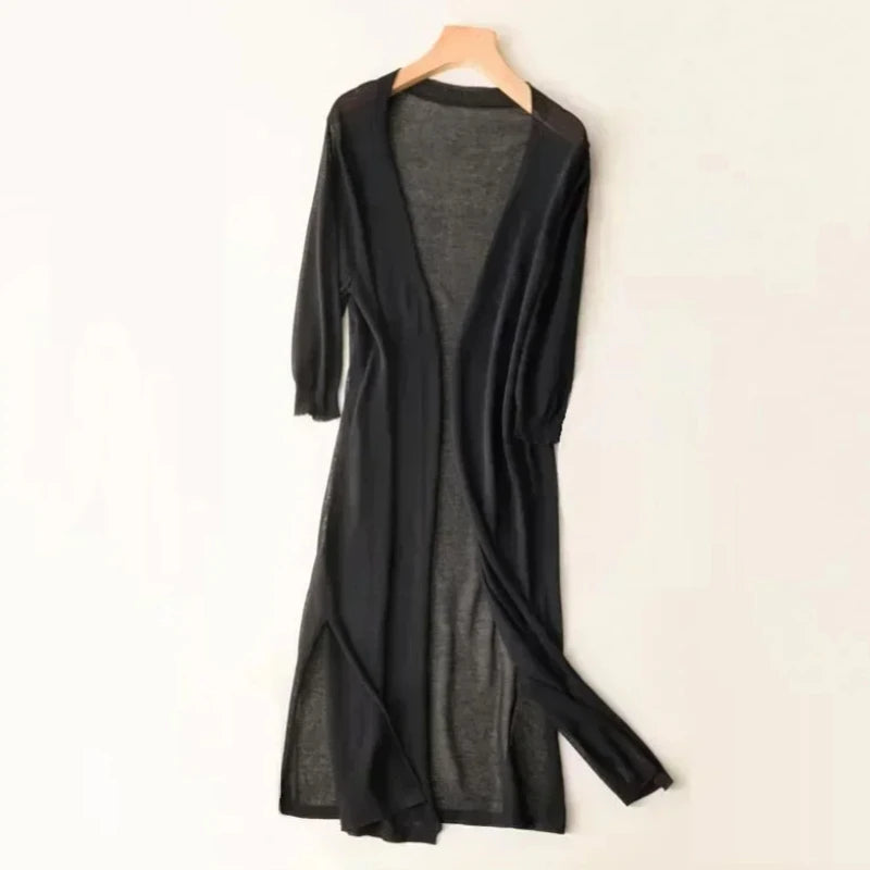 Zyrana Lightweight Summer Knit Cardigan