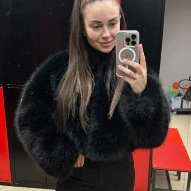 Zyrana Furry Long Coat