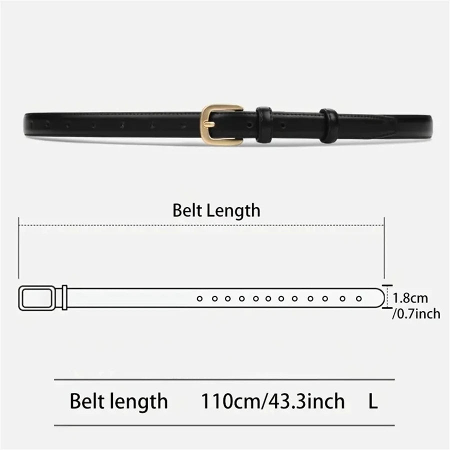 Zyrana Double Loop Casual Belt (2-Pack)
