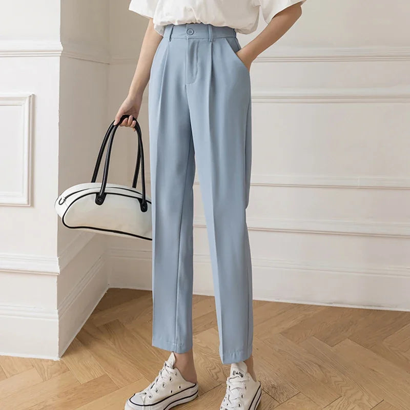 Zyrana Black Harem Office Pants