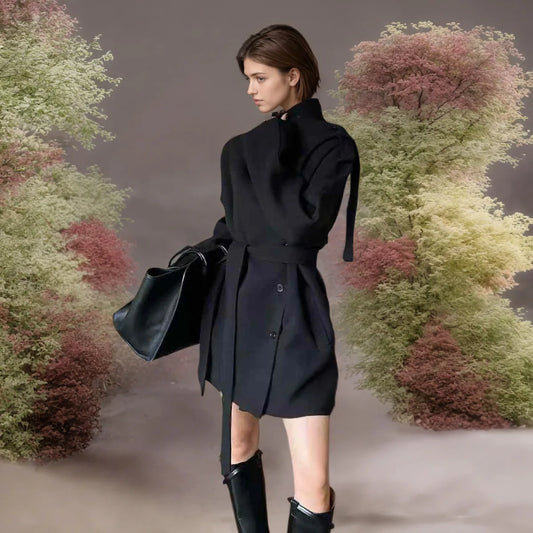 Zyrana Belted Trench Coat