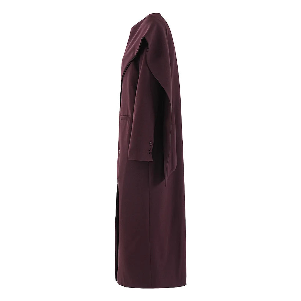 Zyrana Scarf Collar Trench Coat