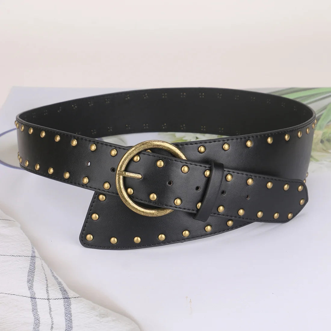 Zyrana Bronze Stud Waist Belt