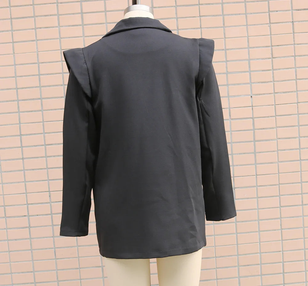Zyrana Elegant Double-Breasted Blazer