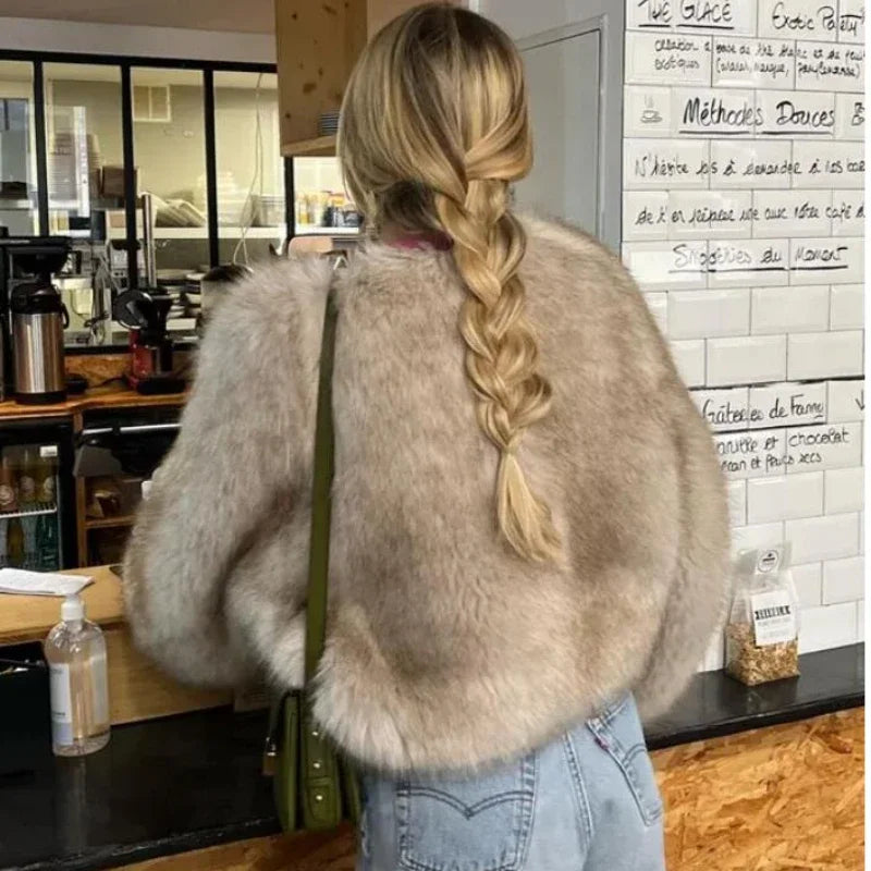 Zyrana Furry Long Coat