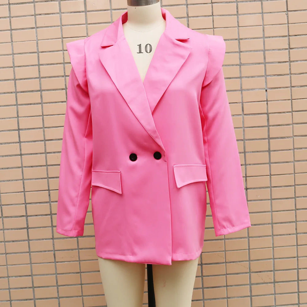 Zyrana Elegant Double-Breasted Blazer