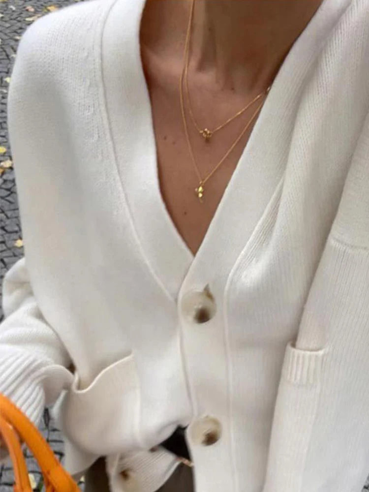 Zyrana Elegant Knit Cardigan