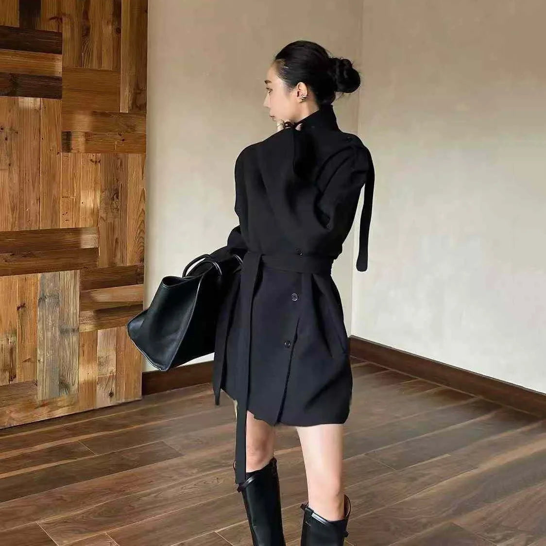Zyrana Belted Trench Coat