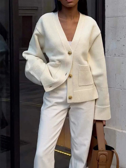 Zyrana Elegant Knit Cardigan