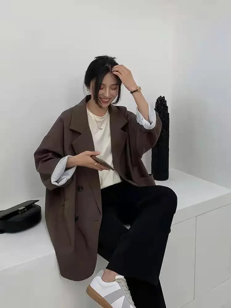 Zyrana Oversized Vintage Blazer